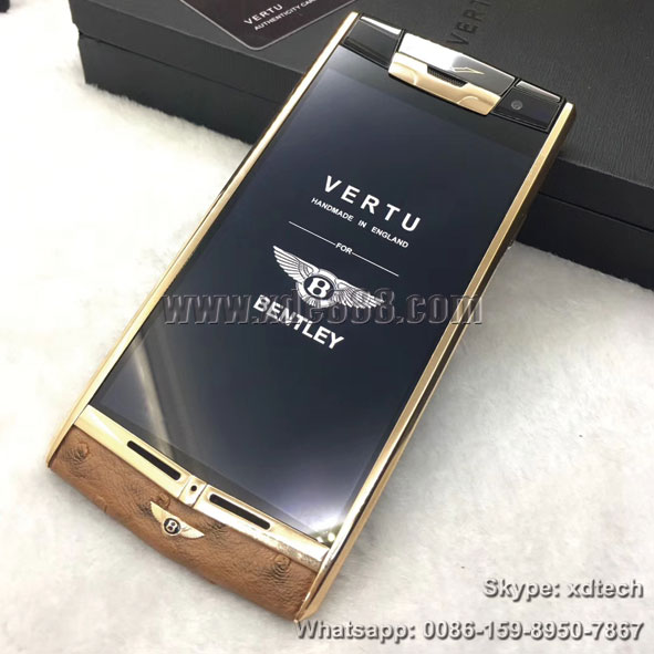 Replica Vertu Touch Bentley Cool Ostrich Leather Octacore