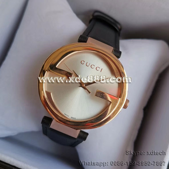 High Quality Gucci Wrists Round Watches Fashion Couple Watches